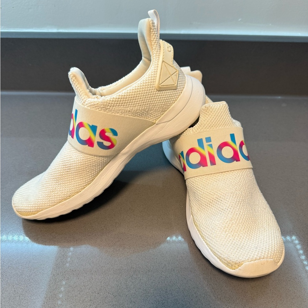 Adidas Kids Cream Slip-On Sneakers